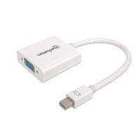 Manhattan Adaptador Mini DisplayPort a VGA Cable Derecho Derecho Níquel 0,17 m