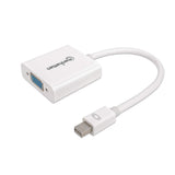Manhattan Adaptador Mini DisplayPort a VGA Cable Derecho Derecho Níquel 0,17 m
