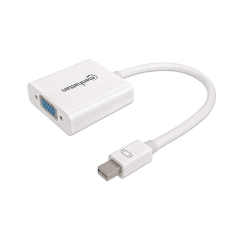 Manhattan Adaptador Mini DisplayPort a VGA Cable Derecho Derecho Níquel 0,17 m