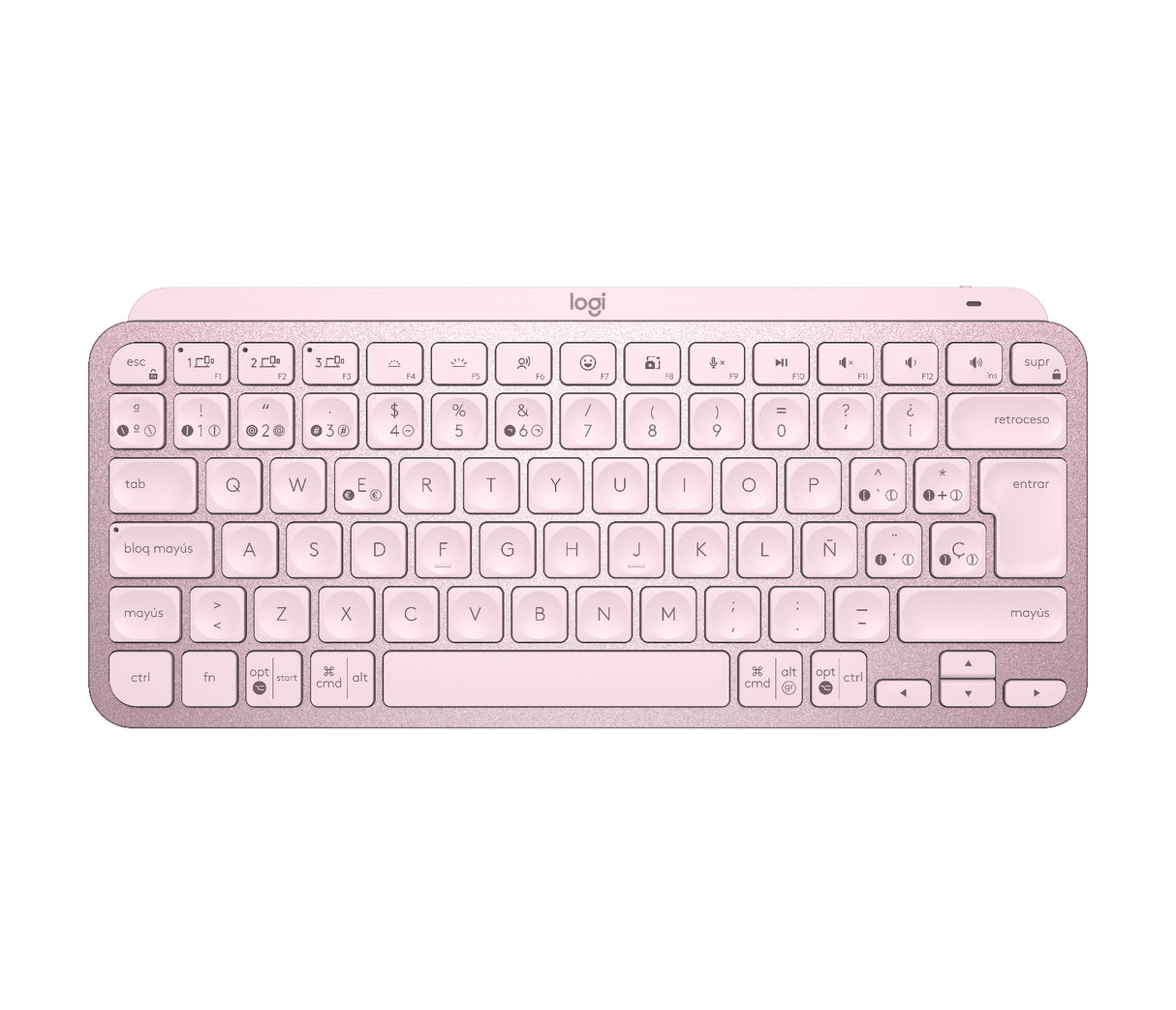 Logitech MX Keys Mini Teclado Universal Inalámbrico RF Wireless + Bluetooth Switch de tecla de tijera