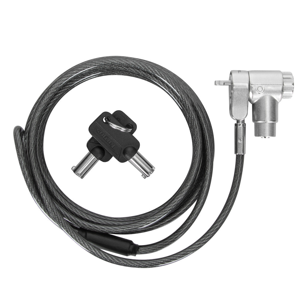 Targus ASP95MKGLX-25 Cable Plata Monitor, Portátil, Smartphone Llave Acero galvanizado