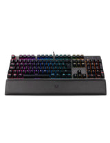 Balam Rush BR-932691 teclado Juego USB Negro, Tamaño completo (100%), Alámbrico, Interruptor de llave optomecánica