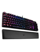 Balam Rush BR-932691 teclado Juego USB Negro, Tamaño completo (100%), Alámbrico, Interruptor de llave optomecánica