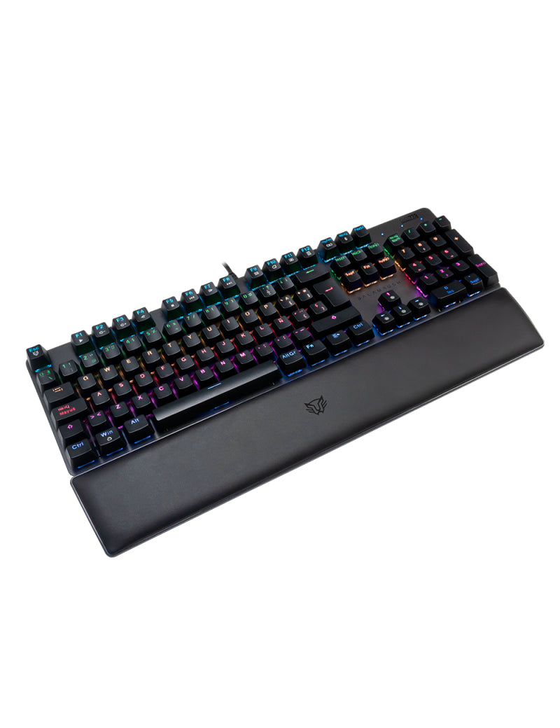 Balam Rush BR-932691 teclado Juego USB Negro, Tamaño completo (100%), Alámbrico, Interruptor de llave optomecánica