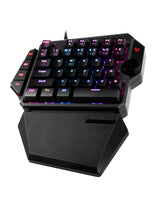 Balam Rush BR-932721 teclado Juego USB Negro, Alámbrico, Interruptor mecánico, LED RGB