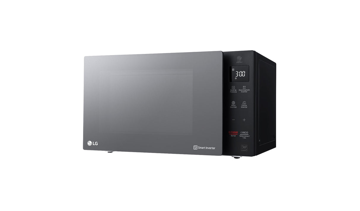 LG MS1536GIR microondas Negro, Espejo Solo microondas Encimera 42 L