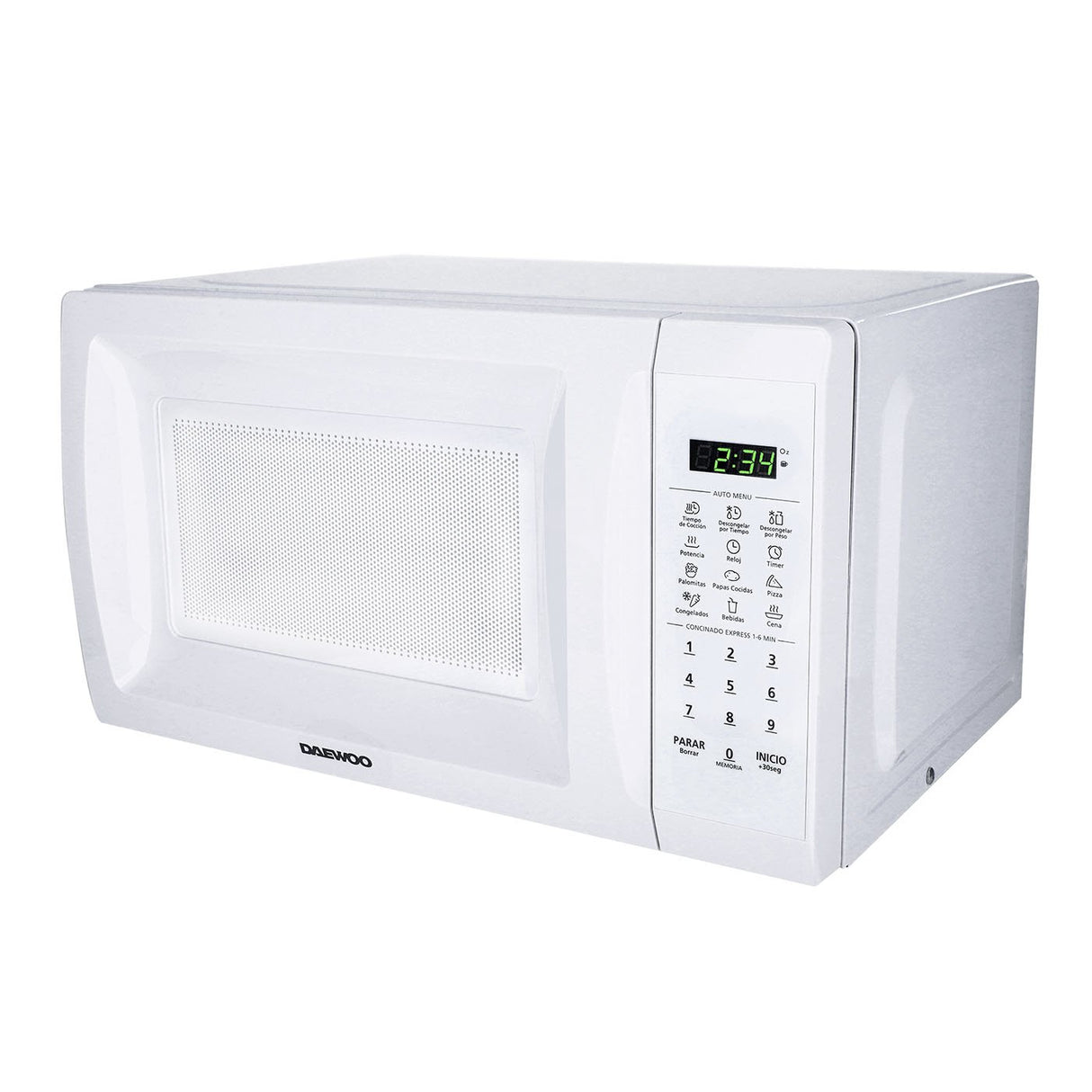 Daewoo DMDP07S2CW microondas Blanco Solo microondas Encimera 20 L