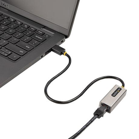 StarTech.com Adaptador USB 3.0 a Ethernet Gigabit de 10/100/1000 para Portátiles - con Cable Incorporado de 30cm - Adaptador USB a RJ45 - Adaptador Externo de Red LAN - sin Controladores tarjetas de red Alámbrico USB Ethernet 1