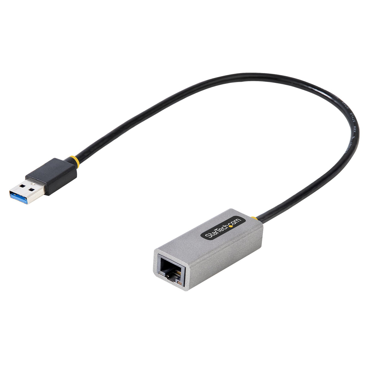 StarTech.com Adaptador USB 3.0 a Ethernet Gigabit de 10/100/1000 para Portátiles - con Cable Incorporado de 30cm - Adaptador USB a RJ45 - Adaptador Externo de Red LAN - sin Controladores tarjetas de red Alámbrico USB Ethernet 1