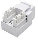 Intellinet JACK RJ11 RJ12 KEYSTONE DE IMPACTO BLANCO módulos de conectores de red Plano Blanco RJ-11 RJ-12