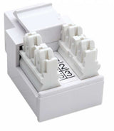 Intellinet JACK RJ11 RJ12 KEYSTONE DE IMPACTO BLANCO módulos de conectores de red Plano Blanco RJ-11 RJ-12