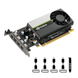 PNY VCNT10008GB-PB tarjeta gráfica NVIDIA T1000 8 GB GDDR6, 128 Bit, 5120 x 2880 Pixeles, PCI Express x16 3.0