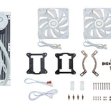 Cooler Master MasterLiquid 240L Core ARGB White Procesador Kit de refrigeración líquida 12 cm Blanco