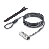 StarTech.com Cable de Seguridad Delgado para Portátil Compatible con Noble Wedge® de 1,5m - Cable Antirrobo para Portáti
