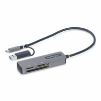 StarTech.com Lector USB 3.0 de Tarjetas de Memoria Flash SD CompactFlash y microSD - Grabador USB-C de Tarjetas de Memoria - Lector USB Tipo C de Tarj