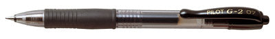BOLIGRAFO PILOT GEL G2-5 NEGRO C/12