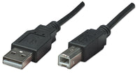 Manhattan Cable para Dispositivos USB B de Alta Velocidad Cable USB 2.0 USB A USB B Macho/Macho