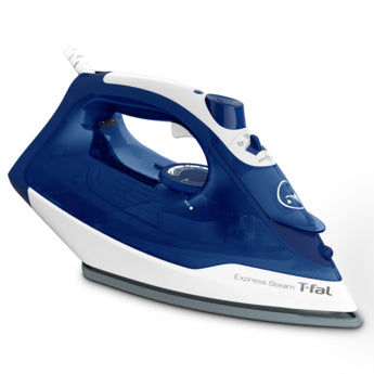 T-Fal FV2864X0 plancha Plancha a vapor Piso de cerámica 1600 W Azul, Blanco, 130 g/min