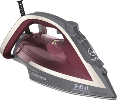 T-Fal FV6822X0 plancha Plancha a vapor Suela Durilium Airglide 1800 W Burdeos, Gris, Blanco, 180 g/min