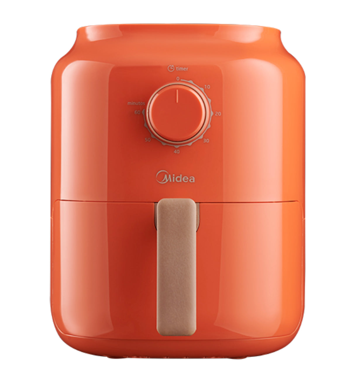 Midea MAF35C2MO freidora Sencillo 3 L Independiente 1325 W Naranja, 200 °C, 60 min, Giratorio