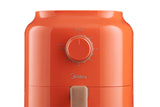 Midea MAF35C2MO freidora Sencillo 3 L Independiente 1325 W Naranja, 200 °C, 60 min, Giratorio