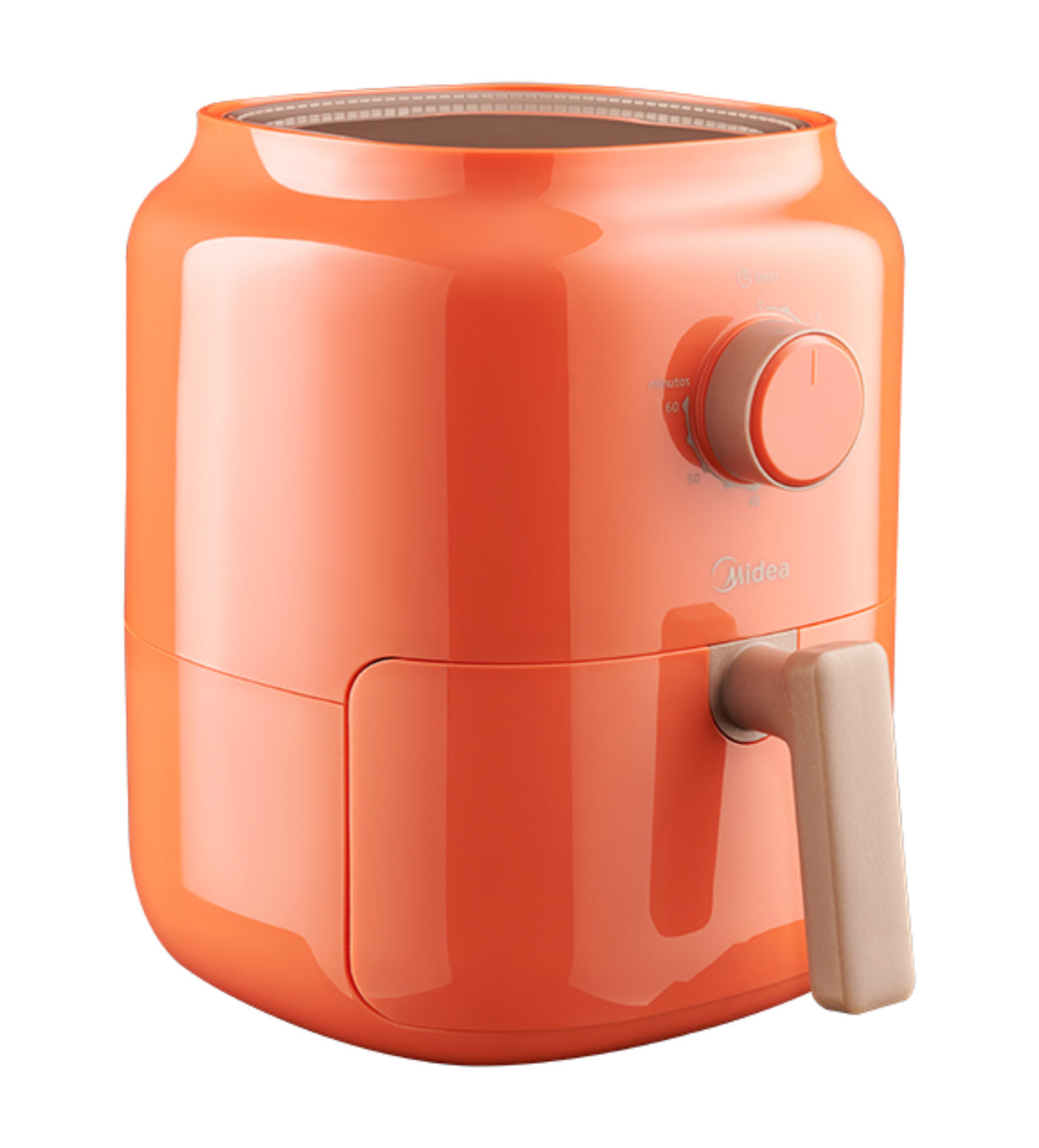 Midea MAF35C2MO freidora Sencillo 3 L Independiente 1325 W Naranja, 200 °C, 60 min, Giratorio