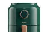 Midea MAF35C2MG freidora Sencillo 3 L Independiente 1325 W Verde, 200 °C, 60 min, Giratorio