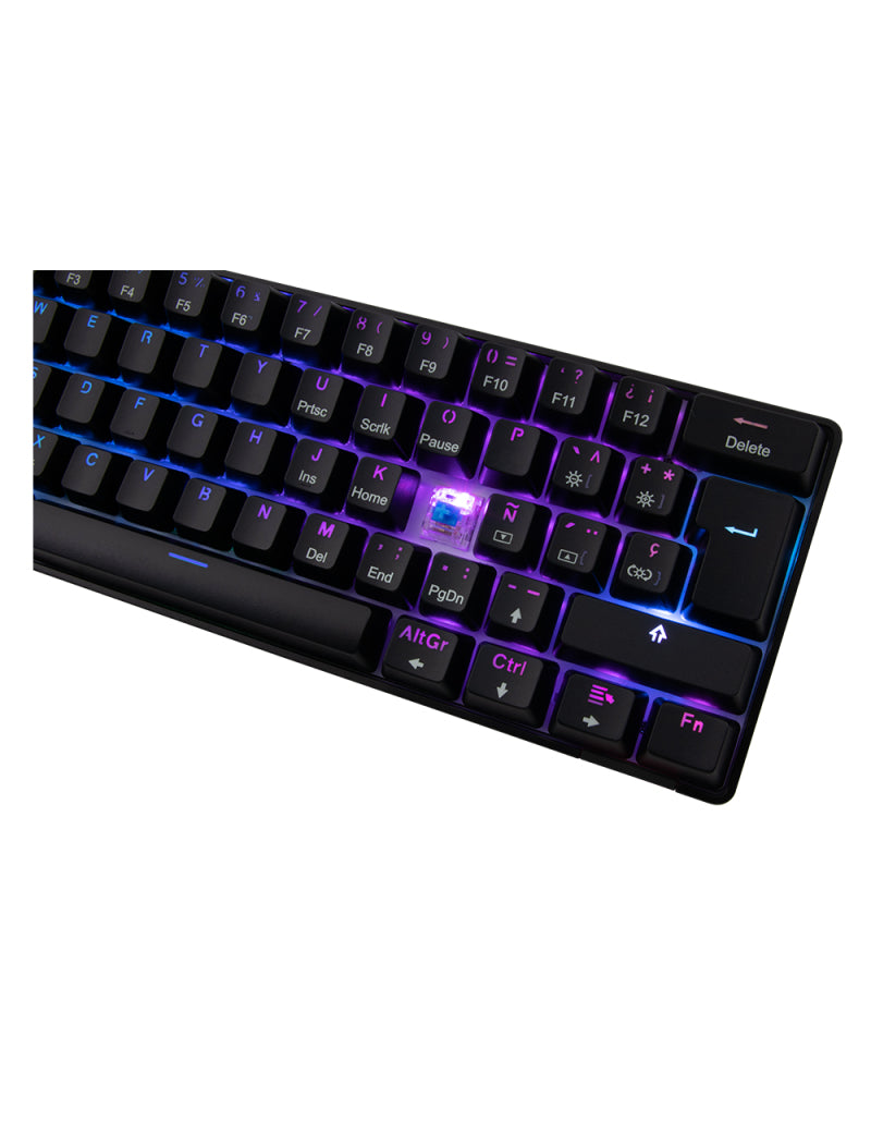 Balam Rush DOMINATE GK550 teclado Juego USB Negro, Alámbrico, Interruptor de llave optomecánica, LED RGB