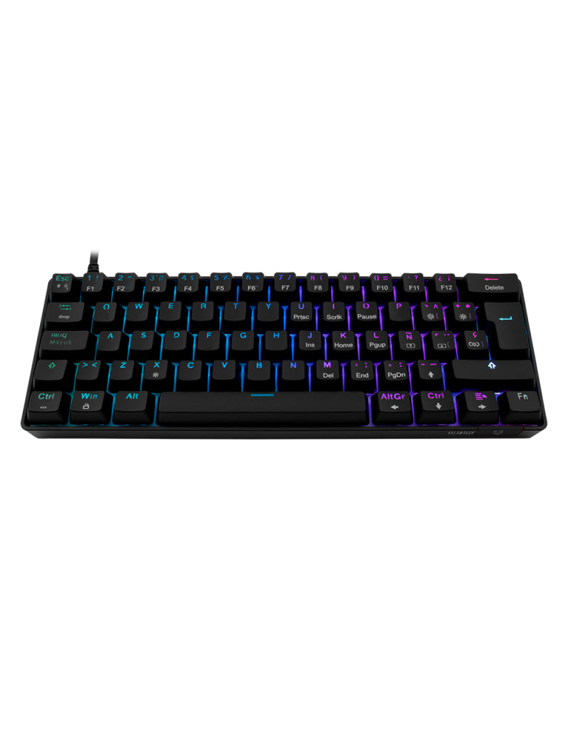 Balam Rush DOMINATE GK550 teclado Juego USB Negro, Alámbrico, Interruptor de llave optomecánica, LED RGB