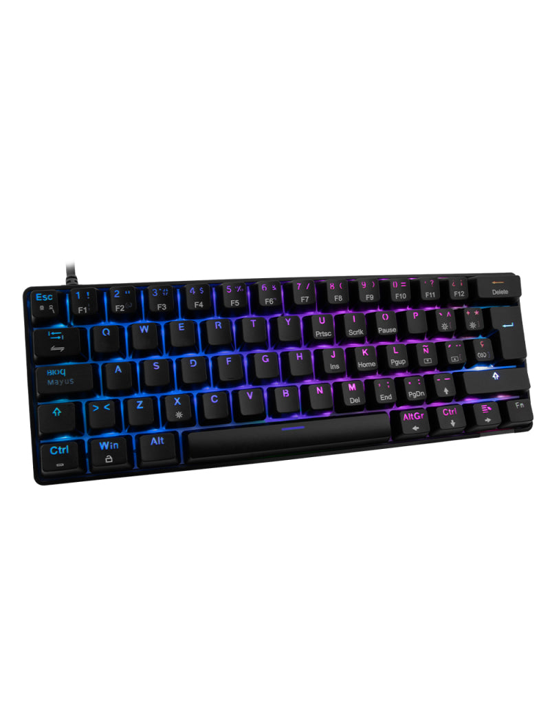 Balam Rush DOMINATE GK550 teclado Juego USB Negro, Alámbrico, Interruptor de llave optomecánica, LED RGB