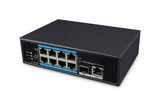 UTEPO UTP7108E-POE dispositivo de redes No administrado Gigabit Ethernet (10/100/1000) Energía sobre Ethernet (PoE) Negr