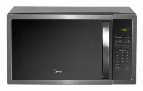Midea MMDHF16S2SS microondas Negro, Blanco Solo microondas Mostrador 45 L, Pantalla incorporada, LCD, Botones