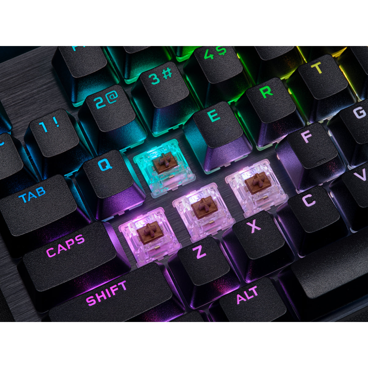 Corsair K70 RGB PRO teclado Juego USB QWERTY Inglés Negro, Alámbrico, Interruptor mecánico, LED RGB