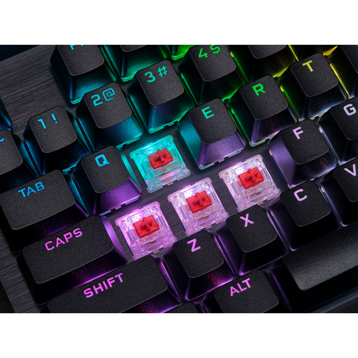 Corsair K70 RGB PRO teclado Juego USB QWERTY Inglés Negro, Alámbrico, Interruptor mecánico, LED RGB