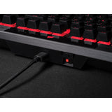 Corsair K70 RGB PRO teclado Juego USB QWERTY Inglés Negro, Alámbrico, Interruptor mecánico, LED RGB
