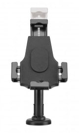 Manhattan Soporte de sobremesa para iPad y tablet, bloqueable, montable en pared, antirrobo, para tablets de 7,9" a 10,5", rotación 360°, inclinación ±70°, giro 330°, negro soportes Soporte pasivo Tablet/UMPC Escritorio Plástico, Acero