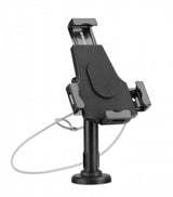 Manhattan Soporte de sobremesa para iPad y tablet, bloqueable, montable en pared, antirrobo, para tablets de 7,9" a 10,5", rotación 360°, inclinación ±70°, giro 330°, negro soportes Soporte pasivo Tablet/UMPC Escritorio Plástico, Acero