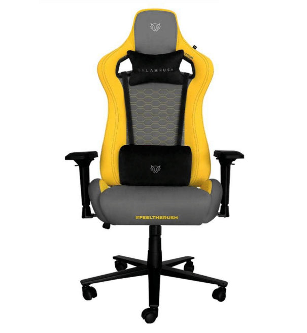 Balam Rush BR-932875 silla para videojuegos Silla para videojuegos de PC Asiento acolchado Gris, Ama