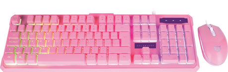 Balam Rush SQUAD KTM330 teclado Ratón incluido Hogar USB Español Rosa