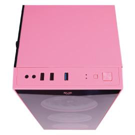 Balam Rush DRAGONFLY Midi Tower Negro, Rosa, ATX, Micro ATX, Mini-ATX, BR-932806
