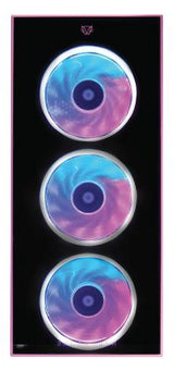 Balam Rush DRAGONFLY Midi Tower Negro, Rosa, ATX, Micro ATX, Mini-ATX, BR-932806