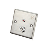 Yli Electronic YKS-850LS botón de salida Alámbrico, Acero inoxidable | Botones de salida