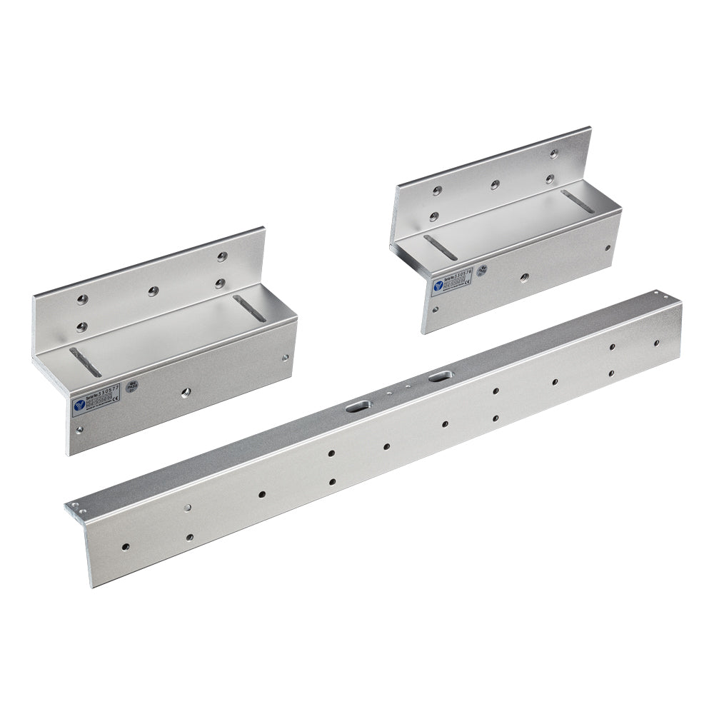 Yli Electronic MBK-180NDZL accesorio para cerraduras electromagnéticas Ménsula Aluminio, Narrow Door, CE-EMC RoHS REACH 