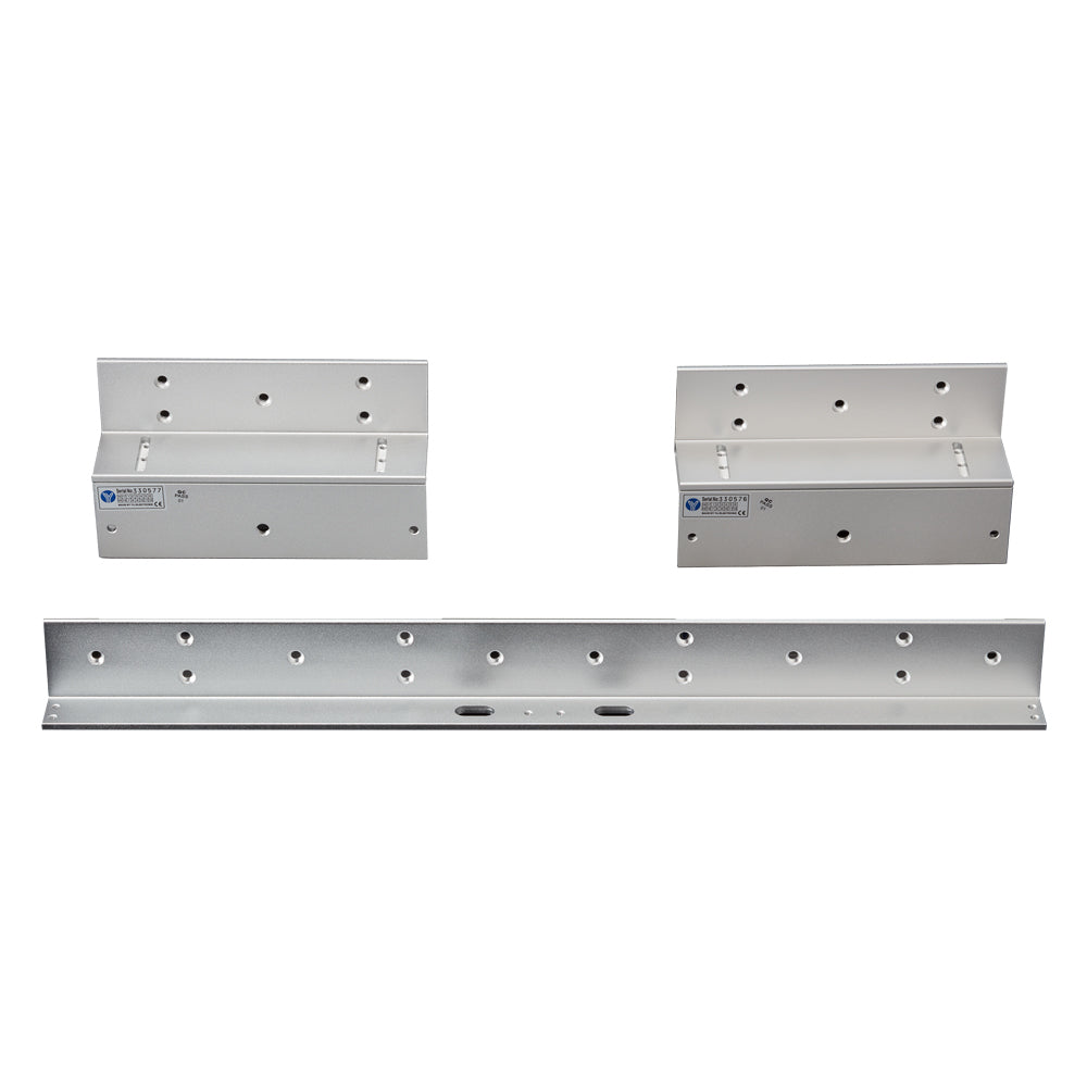 Yli Electronic MBK-180NDZL accesorio para cerraduras electromagnéticas Ménsula Aluminio, Narrow Door, CE-EMC RoHS REACH 