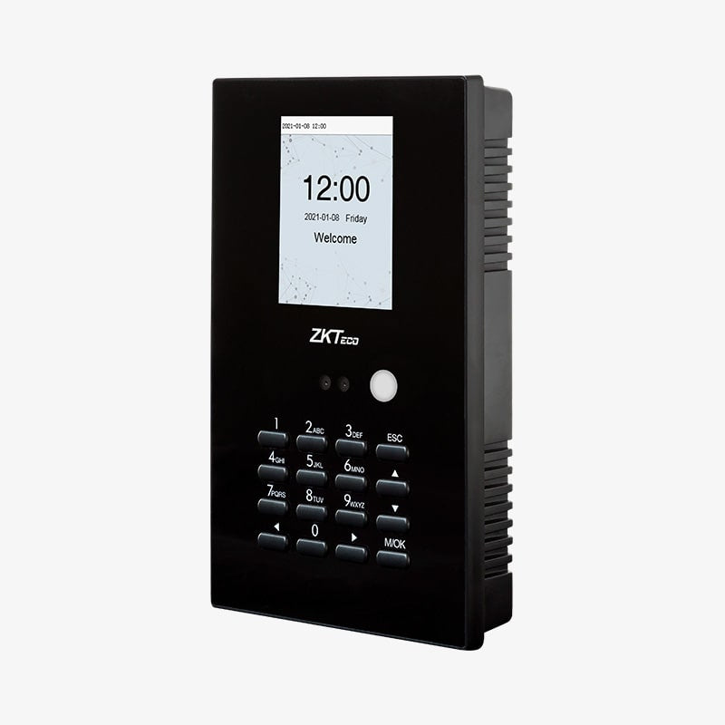 ZKTeco LFACE10 lector de control de acceso Terminal de reconocimiento facial Negro