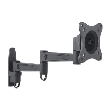 Manhattan Soporte para monitor, de pared, movimiento articulado, pantalla plana de 13" a 27" máximo 15 kg Monitor Negro