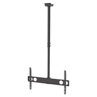 Manhattan Soporte de techo para TV/monitores, para pantallas de 37" a 75", altura ajustable de 105 a 156 cm, Compatibilidad VESA: de 200×200 a 800×400
