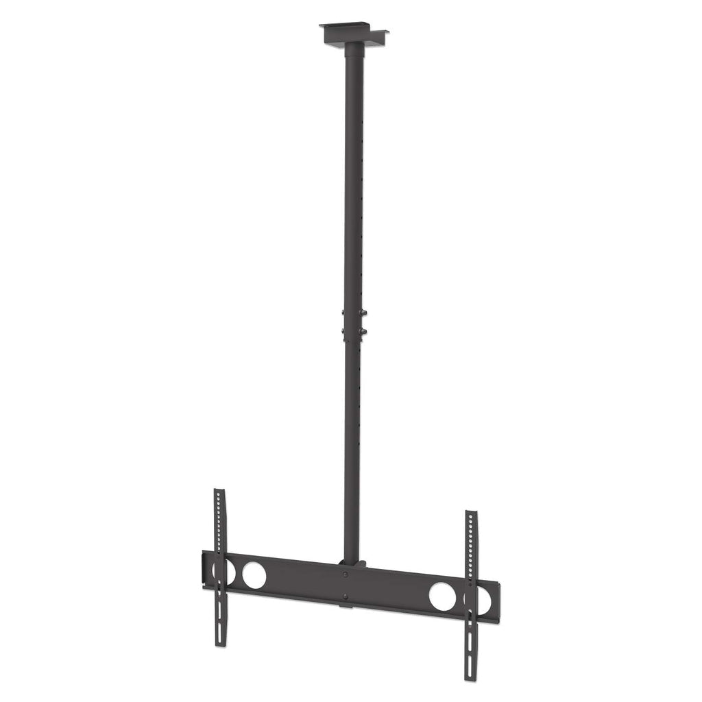 Manhattan Soporte de techo para TV/monitores, para pantallas de 37" a 75", altura ajustable de 105 a 156 cm, Compatibili