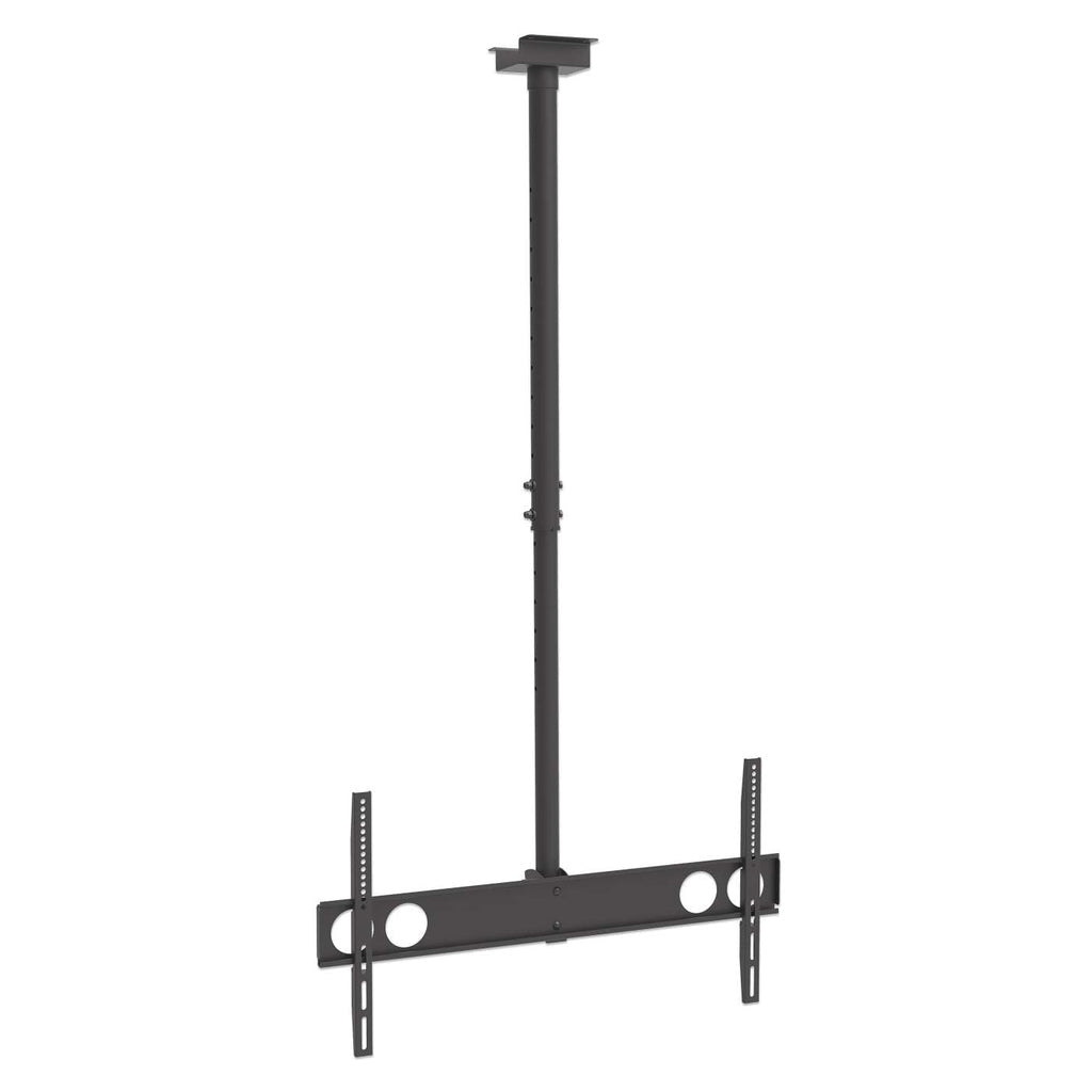 Manhattan Soporte de techo para TV/monitores, para pantallas de 37" a 75", altura ajustable de 105 a 156 cm, Compatibili