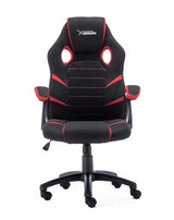 XZEAL XZT-50 Silla para videojuegos universal Asiento acolchado Negro, Rojo